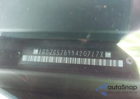 2009 Pontiac G6 from USA, damaged, VIN 1G2ZG57B994207178